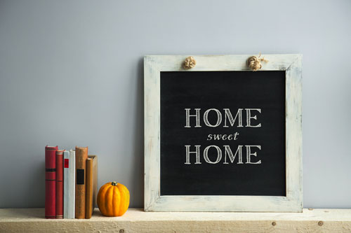 home sweet home image on chalk board inspection companies